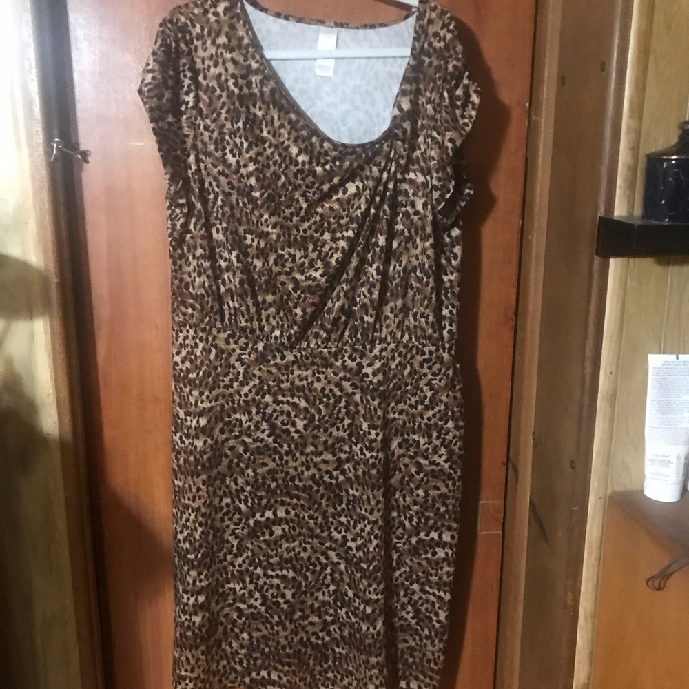 Cheetah print dress
